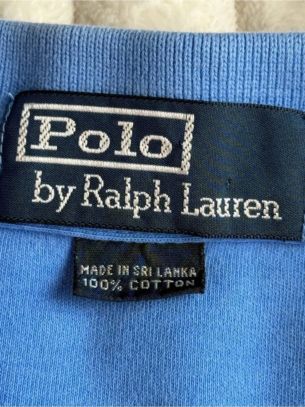 Polo Ralph‎ Lauren Light Blue Short Sleeve Cotton Polo Shirt Size Medium